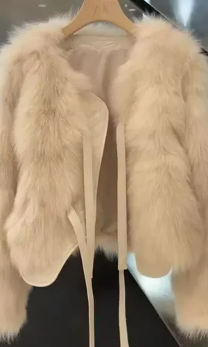 Autumn Winter New Fur Coat Fashion Age Reduction Female Overcoat Faux Fox Fur Women Jacket Double-faced Fur Hairy Ladies Outwear